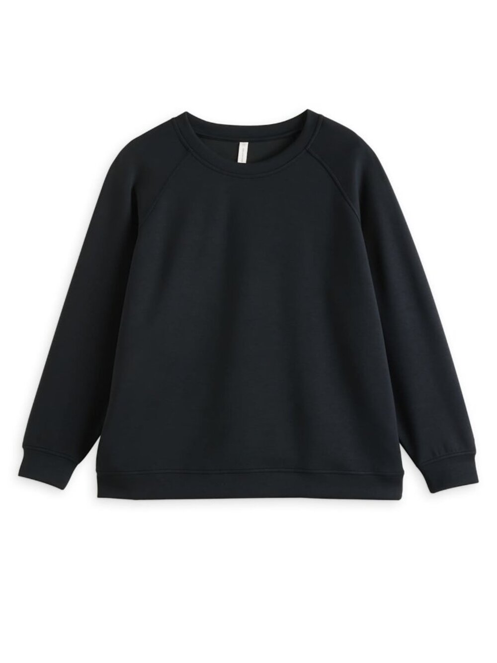 We Wander Performaluxe Crewneck Pullover Sweatshirt Black Plus 3X (Stitch Fix)